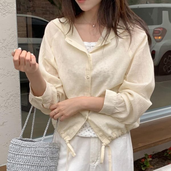 [Pureda] MADE Shinning Summer Rain Hood Cardigan (2 Color) *Season Limited*