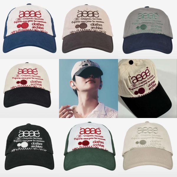 [Aeae] Seventeen Joshua, Korean Influencer Pick Web Logo 5 Panel Cap (10 Color) *Limited Time Sale*