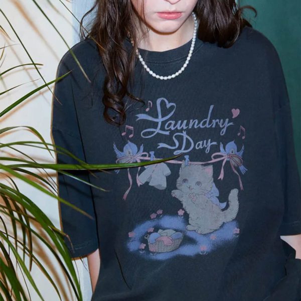 [CPGN] Laundry Day Half Sleeve TShirt (3 Color) *Season Limited* *Limited Time Sale*