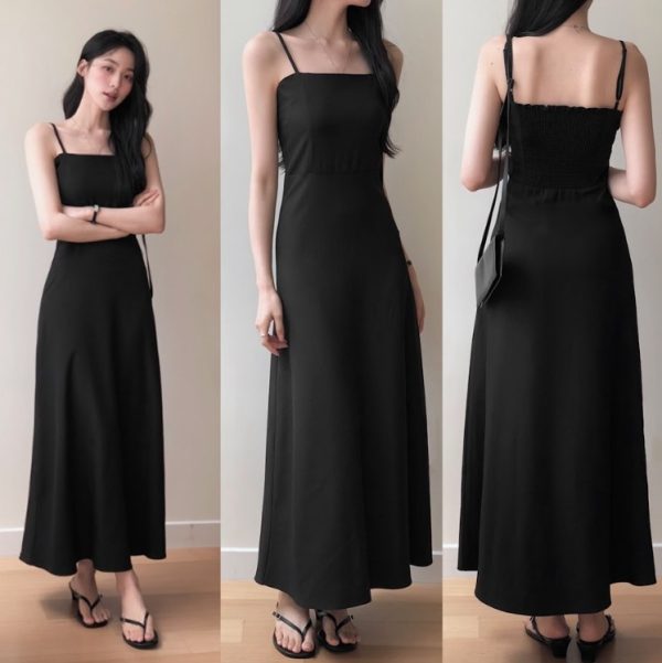 [Slowand] SLOWMADE Blossom Simple Long One Piece Dress (2 Color) *Summer Limited*