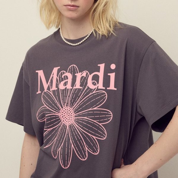 [Mardi Mercredi] Flowermardi T-Shirt Unisex Version (5 Color) *25Fall Limited*