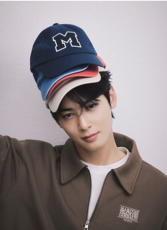 【MARITHE】 M LOGO APPLIQUE CAP★ Marithe] M Logo Applique Cap (3 Color) *Summer Season Off