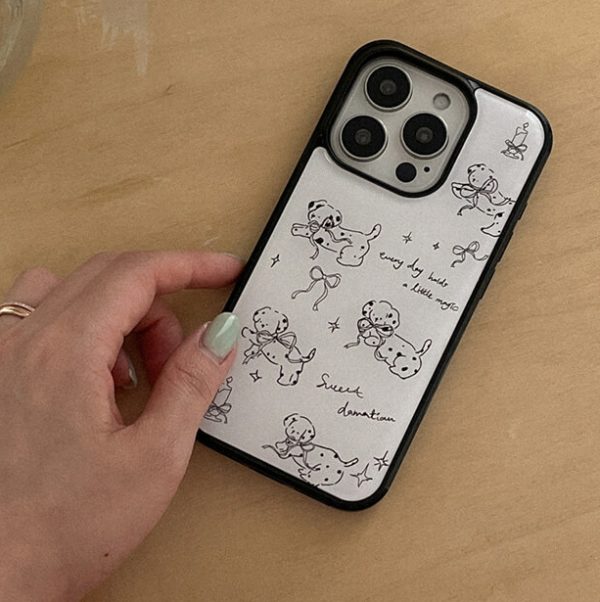 [Mademoment] Dalmatian Dream Epoxy Bumper Case (2 Color)