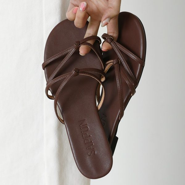 [Sappun] Raella Strap Slippers (5 Color) *CLEARANCE SALE CLOSE ORDER 5th July*