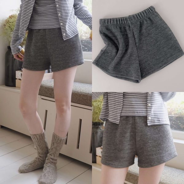 [Slowand] SLOWMADE Fit Up Soft Knit Shorts (2 Color) *Autumn Limited* *Made in Korea*