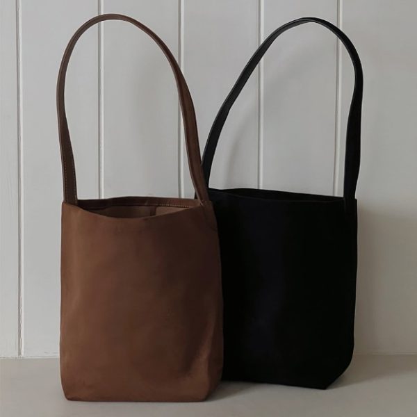[Slowand] Cow Leather Minimal Leather Bag (2 Color) *Autumn Limited*